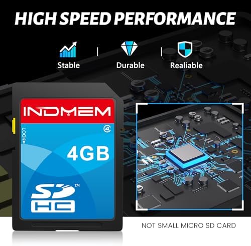 SD Card 4GB 3 Pack, Class 4 Flash SDHC Memory Cards MLC Stanard Secure Digital Cards Camera Cards - Image 6