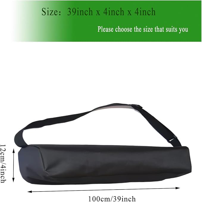 Multi-Purpose Duffle Bag for Sports Gear & Tripod Storage - Heavy Duty Waterproof Organizer for Camera Stand, Mic, Grill Tools, Camping Equipment (39''(L) x4''(H)) - Image 3