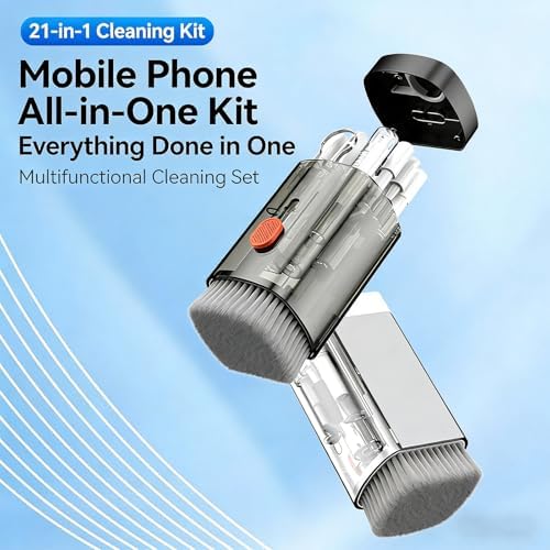 Professional 21 Tools Camera Lens Keyboard Equipment Featuring Soft Bristle Brushes and Blower Gadget Maintenance Tool Set - Image 3