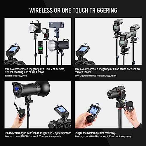 NEEWER Upgraded QPRO-N TTL Wireless Flash Trigger Compatible with Nikon - Image 3