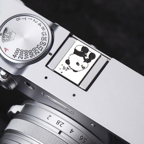 Camera Metal Hot Shoe Cover Protector Cap for Z7/Z9/Z8/Z30/Z50 for FUJIFILM X100VI X100V X-M5 X-E5 X-Half XT5 (Panda in The Wind) - Image 5