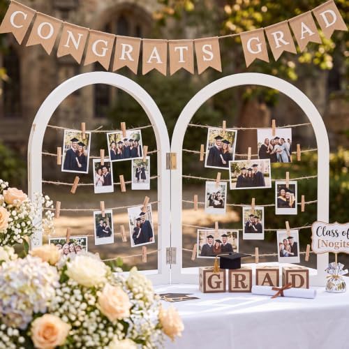 Briwooody 2 Panel 24 x 18 Inch Photo Display Board Frame - Image 4