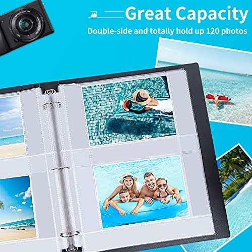 Fabmaker 30 Pack 4x6 Photo Sleeves for 3 Ring Binder, Hold 120 Photos - Image 3