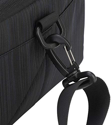 Camera Lens Bag, Protective Insert Partition Handle Case, Shockproof Breathable Bag for Photographers, 24x35x15cm (Black) by Yechiry
