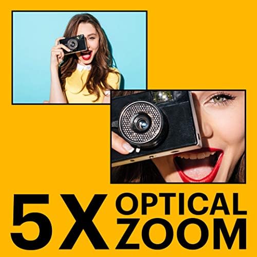 KODAK PIXPRO FZ55 16MP Compact Digital Camera, 5X Optical Zoom, Red - Image 4