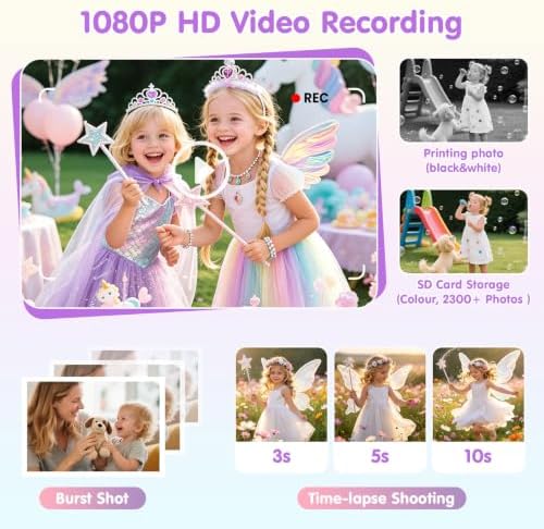 Gofunly HD Instant Print Camera: Printed Photos Clear No blurriness - Image 5
