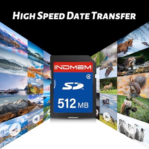 512MB SD Card (5 Pack), SD Flash Memory Cards UHS-I U1 Class 4 High-Speed Full HD Video Compatible with Digital Point-and-Shoot Cameras, HD Camcorders, DSLR and PC - Image 5