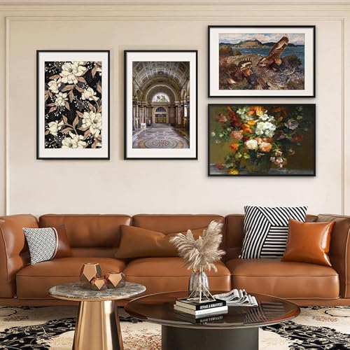 upsimples 24x36 Poster Frame, Gallery Wall Frames Set of 5, Black - Image 2
