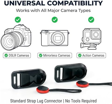 8-Piece Camera Strap Quick Release Connector Kit - Image 4