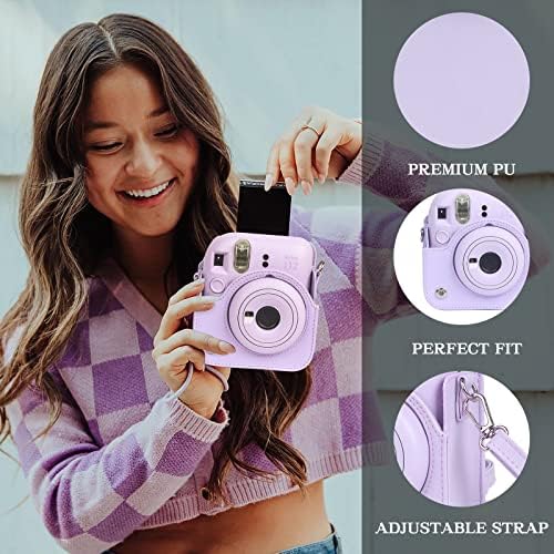 Mini Kit for Fujifilm Instax Mini 12 Instant Camera, Lilac Purple - Image 3