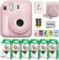 Fujifilm Instax Mini 12 Instant Camera Bundle with Fujifilm Instax Mini Instant Film Value Pack (60 Sheets) with Accessories Including Protective Case, Strap, Photo Album (Blosssom Pink) by FUJIFILM