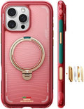 TORRAS World Cup Inspired, Official Portuguese Football Federation Limited Edition, Ostand Q3 Air for iPhone 16 Pro Max Case, 360 Magnetic Stand, Fit for MagSafe, Mil-Grade Drop Tested, Wave Passion by TORRAS