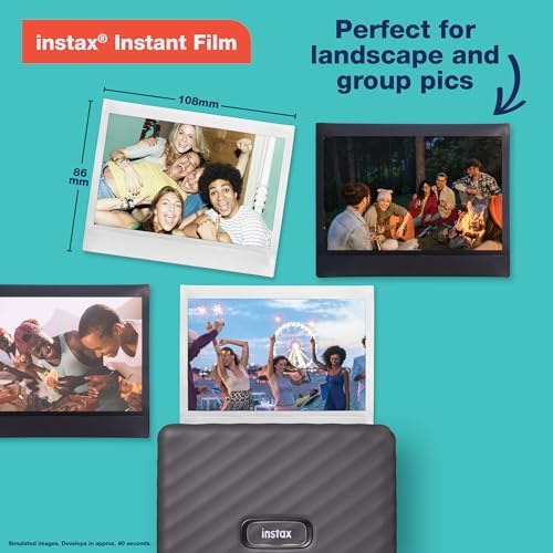Fujifilm Instax Link Wide Printer - Mocha Gray - Image 6