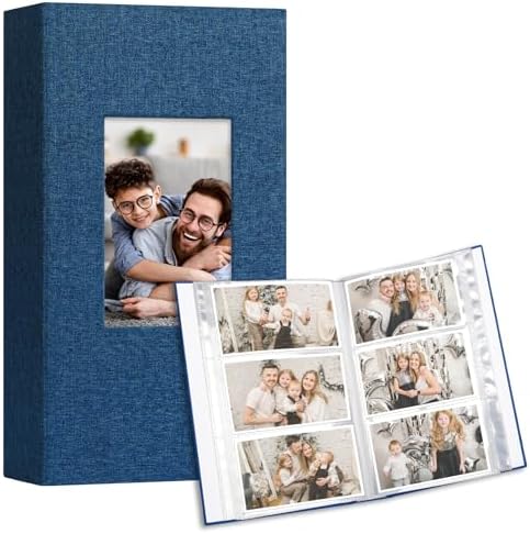 Vienrose 4x6 Photo Album, 2 Pack, 600 Photos, Blue by Vienrose