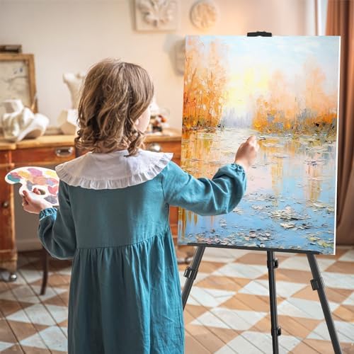 Art Painting Display Easel Stands - Portable Adjustable Floor Artist Easels - Image 2