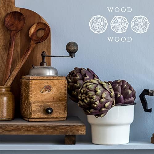 Nuogo Wood Pedestal Riser Stand for Kitchen Soap Tray,9 X 6 Inch,Brown - Image 5