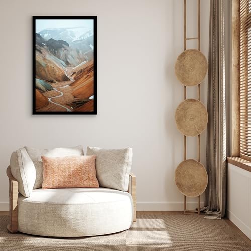 Americanflat 22x35 Poster Frame - Engineered Wood - Black - Image 5