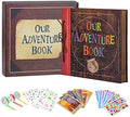 Scrapbook Photo Album, 12x12 Inch Our Adventure Book, 3D Embossed Words Hard Cover Movie Up Travel Album for Anniversary, Wedding, Baby Shower (Scrapbook-Letter) by AMAOGE