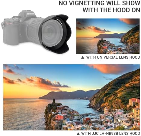 JJC HB-93B Lens Hood Shade for Nikon NIKKOR Z 24-15mm f/4-7.1 Lens - Image 4
