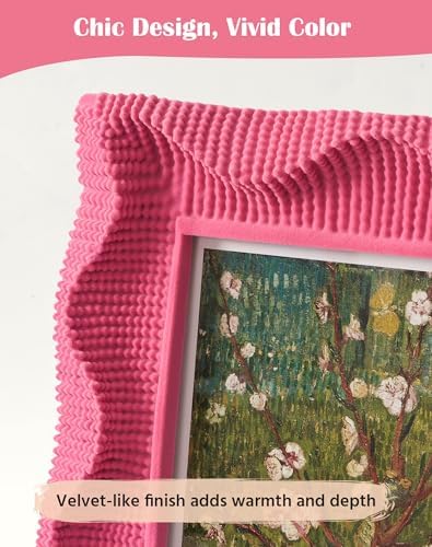 5x7 Picture Frame Pink for Watercolor Drawings Prints,Rose Pink - Image 3
