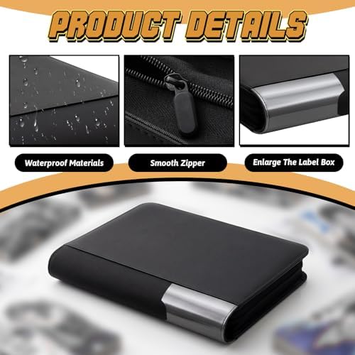Zhehao 1 Pack Comic Book Binder, 20 Sleeves, Holds up to 40 Comics, Black - Image 6