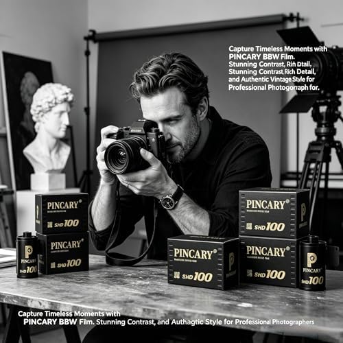 Student Pick - Black and White with Film 35 Mm, Scan Friendly Files for Zines, Gentle Grain, 35mm Film Camera Ease, ISO 100 SHD Profiles for Street and Portraits, DX 24x36mm, 36EXP - Image 7