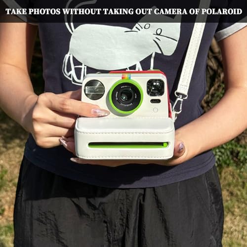 Camera Case for Polaroid Now/Now+ Gen2/3 Instant Film Camera, White - Image 6