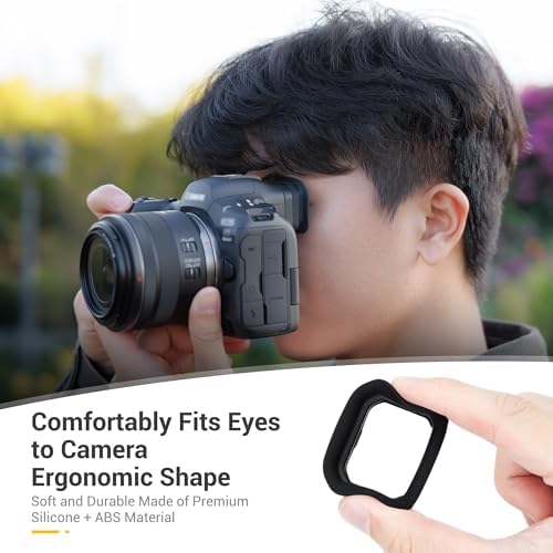 Kiwifotos Long Soft Eyecup Eyepiece Viewfinder for Canon EOS R5 Mark II - Image 3