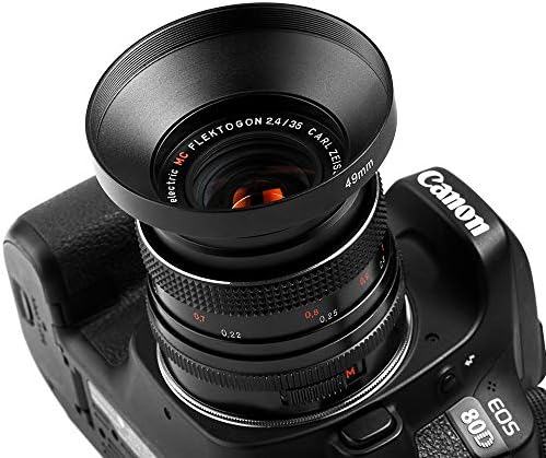 72mm Wide Angle Lens Hood,Universal Metal Lens Hood Sunshade with Centre Pinch Lens Cap for Canon Nikon Sony Pentax Olympus Fuji Camera +Microfiber Cleaning Cloth - Image 7