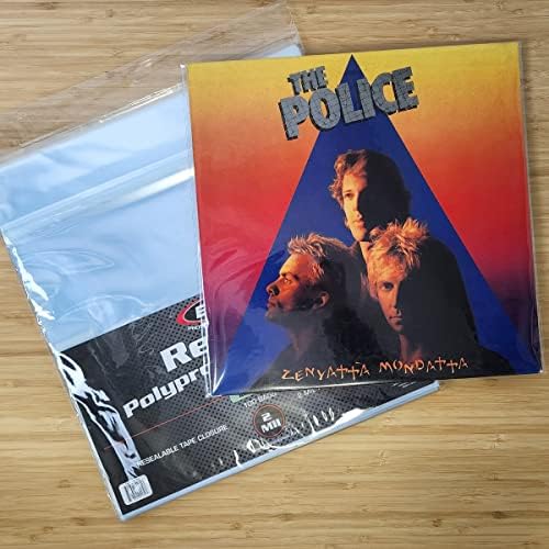 BCW Resealable 12-Inch Vinyl Record Bags - 100 Pack | Archival Safe Polypropylene Sleeves for Single & Double LPs | Acid-Free with Resealable Strip & Flap Record Bag | Record Protective Bags - Image 6