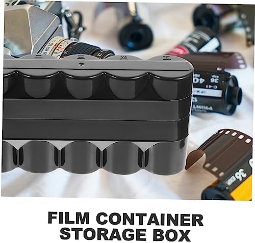 Black Plastic Film Storage Case for 5 Rolls Protective Cover - Image 5