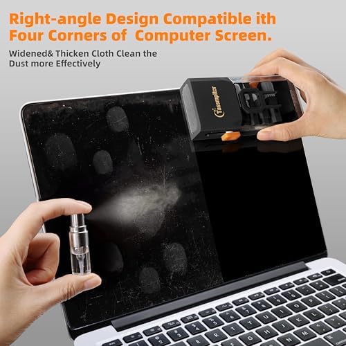 Keyboard Cleaning Kit, All-in-One Laptop & Computer Screen Cleaner, Black - Image 3