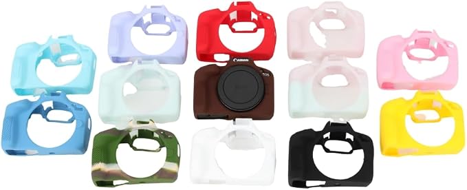 Case for R50, R50 Camera Silicone Protective Case, Lightweight, Anti-Scratch Slim Fit Soft Skin, R50 Accessories - Coffee Color - Image 6