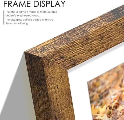 DUENPY 12x16 Collage Frame For 4 5x7 Photos Brown - Image 5