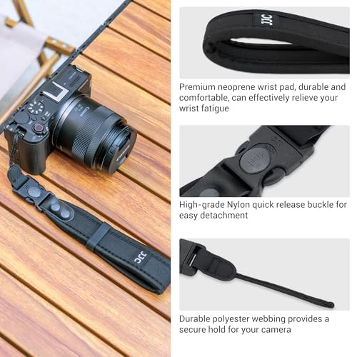 JJC Camera Hand Strap Wrist Strap for Canon EOS R50 Nikon Z6 II Z7 II Z50 - Image 6