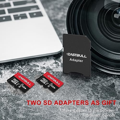 EASTBULL 8GB 10-Pack of Micro SD Card Class 10 UHS-I U1 SDHC SD Cards Pack - Image 6