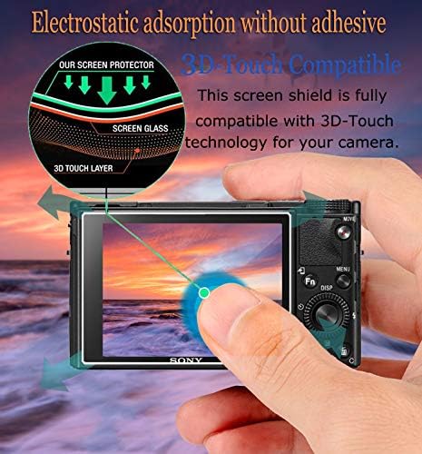 Rebel T6 T7 Screen Protector Compatible Canon Eos Rebel T6 T7 Camera,debous Anti-finger Tempered Glass Hard Protective Shiled (3+2pack) - Image 6