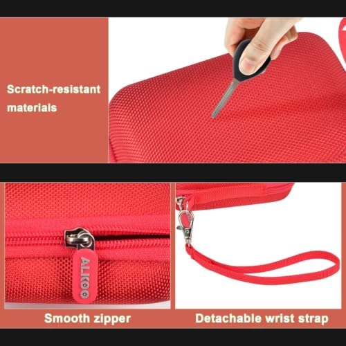 ALKOO Digital Camera Case for CAMKORY, Camera Pouch for KODAK Pixpro -Red - Image 4