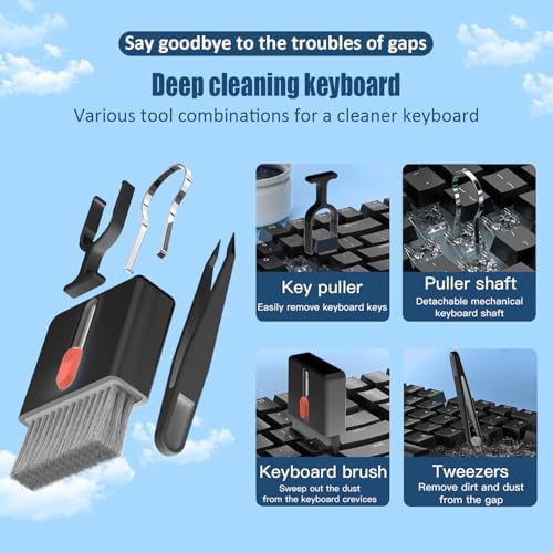 Keyboard Cleaning Kit Laptop Cleaner,Computer Screen Cleaning Brush Tool - Image 6