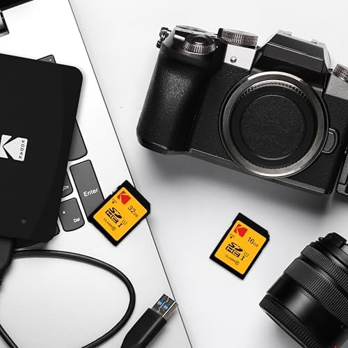 Kodak SDHC Card 32GB UHS-I U1 V10 Premium, up to 85MB/s Read Speed, for Full HD Video and High-Resolution Pictures, Compatible with SDHC Standard - EKMSD32GHC10K - Image 2