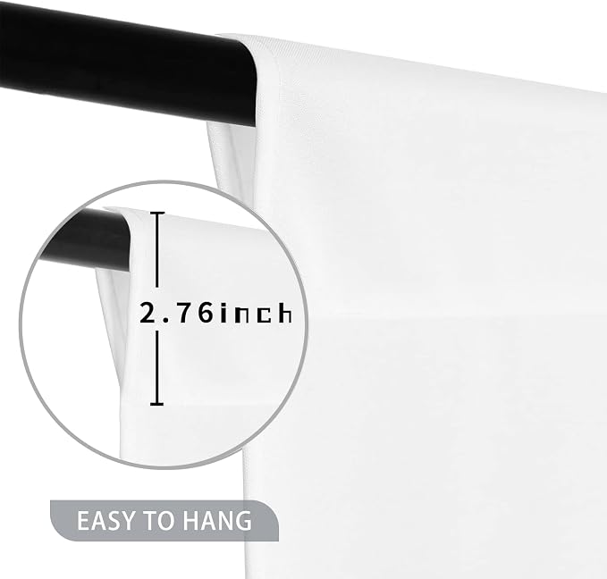 White Photo Backdrop for Photoshoot Background Photography 10x10ft | Polyester, Portrait Product Professional Fashion Shoot, Festival Celebrations - Image 7