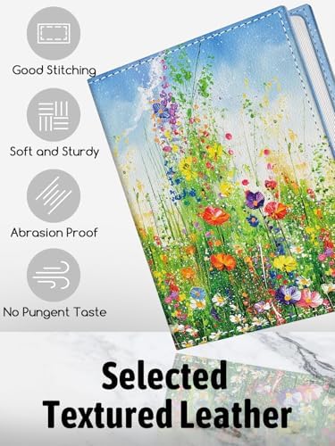 Photo Album 4x6, 56 Pockets Small Picture Book Green Lush Flower - Image 3