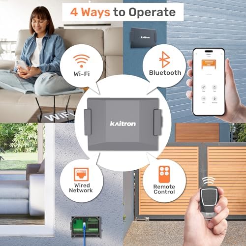 TMT ChowBOX, IP56 Waterproof AIoT Remote Control Box for Gate Openers, Remote by WiFi, Bluetooth & Ethernet Line, Upgrade Gate Openers to Automatic Gate Openers with Complete Kit (App Compatible) - Image 4