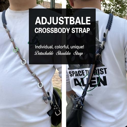 DAOSUN Adjustable Bag Strap Purse Straps Replacement Crossbody, Paracord Rope Heavy Duty Shoulder Straps for Bags Cameras - Image 6