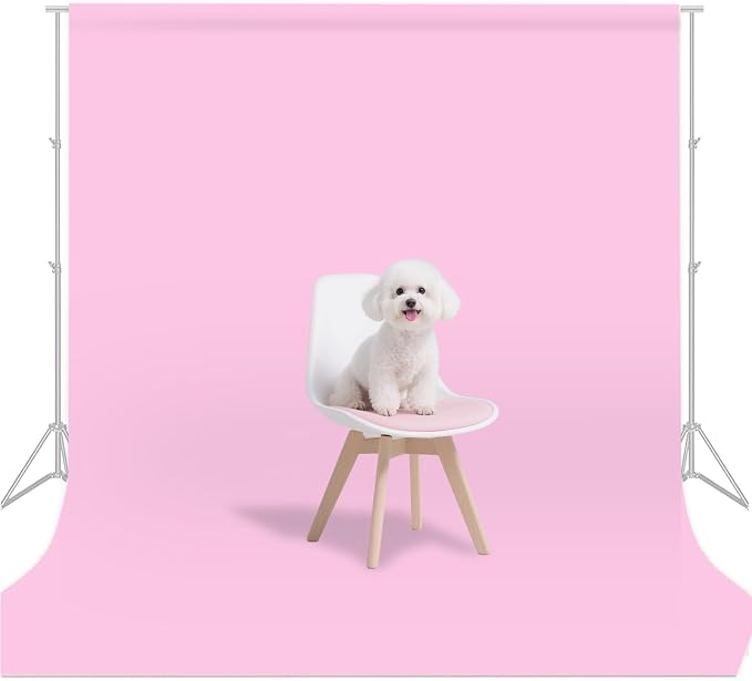 Pink Photo Backdrop for Photoshoot Background Photography 3x5ft | Polyester, Portrait Product Beauty Fashion Shoot, Party Celebrations by LYLYCTY