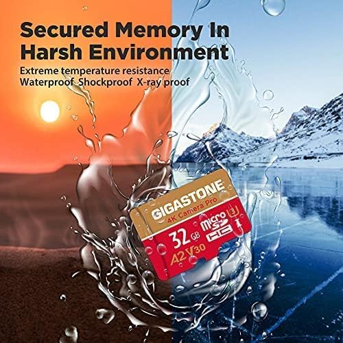 【5-Years Data Recovery】 GIGASTONE 32GB Micro SD Card 5-Pack, 4K Camera Pro, Compatible with GoPro, Wyze, Security Camera, Drone, Dash Cam, R/W up to 95/35MB/s MicroSDHC Memory Card UHS-I U3 A2 V30 - Image 7