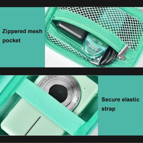 ALKOO Digital Camera Case for CAMKORY, Camera Pouch for KODAK Pixpro -Green - Image 6
