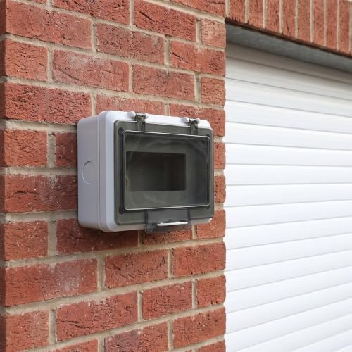 Lurrose Roller Shutter Button Lock Box - Waterproof Garage Door Switch Cover for Roller Shutter Button Guard - Dustproof Industrial Garage Switch Protector for Commercial Fire Safety - Image 5