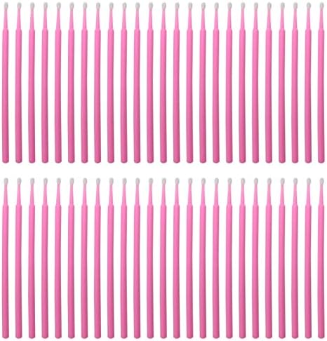 100 Pack Phone Charge Port Cleaning Tool kit,Bendable Mini Soft Round Brushes Cleaner Compatible with iPhone 11 Pro Speaker Tablet Camera Laptop Computer Smartphone, Pink by ACKLLR