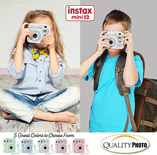 Fujifilm Instax Mini 12 Instant Camera with Case, Decoration Stickers, Frames, Photo Album and More Accessory kit (Clay White) - Image 7
